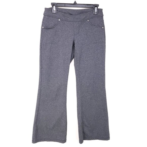 Athleta Bettona Flare Yoga Pant Womens Small Stretch Pockets Jegging - Picture 1 of 13